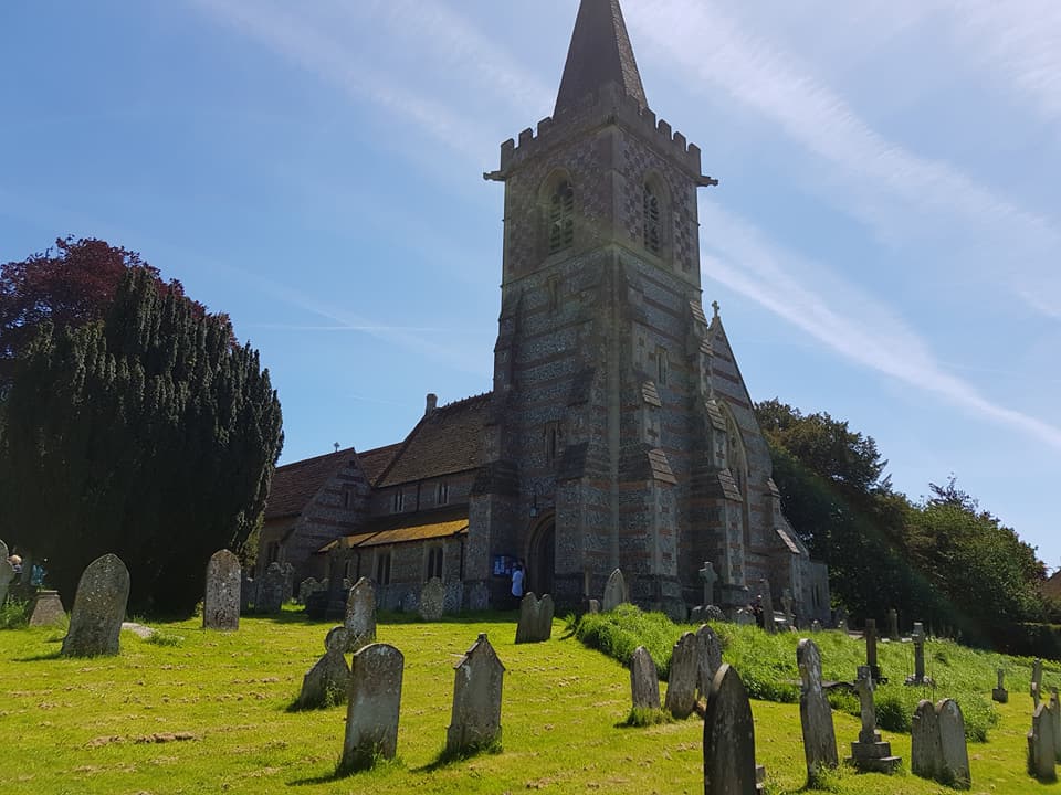 St Marys with churchyard