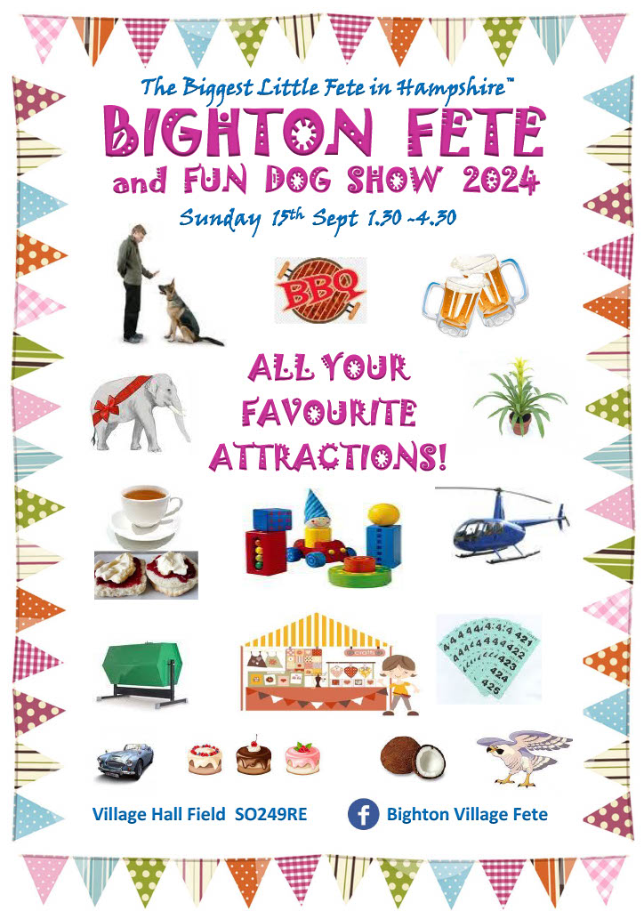 Bighton Fete 2024 poster