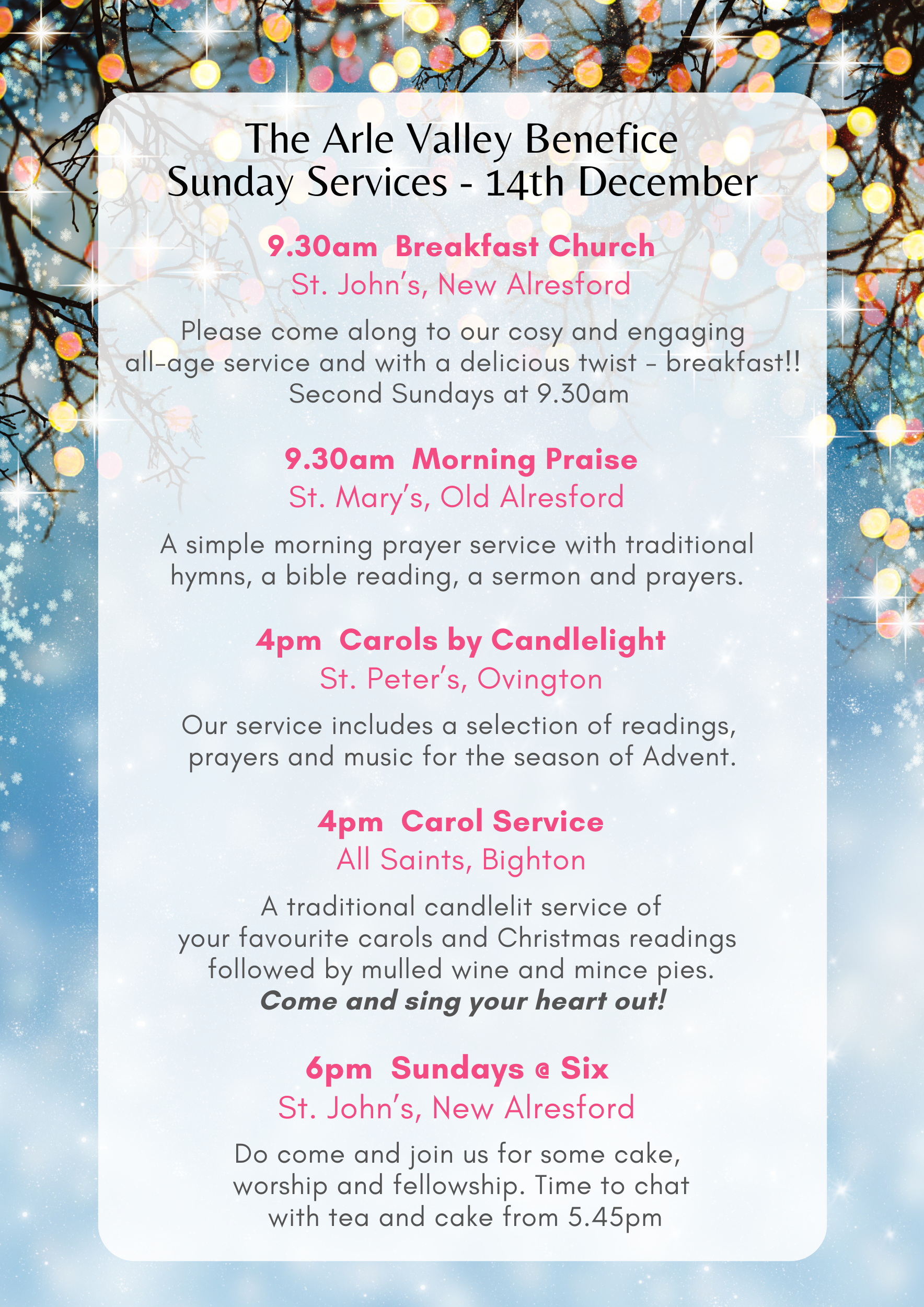 Second Sunday December 2025