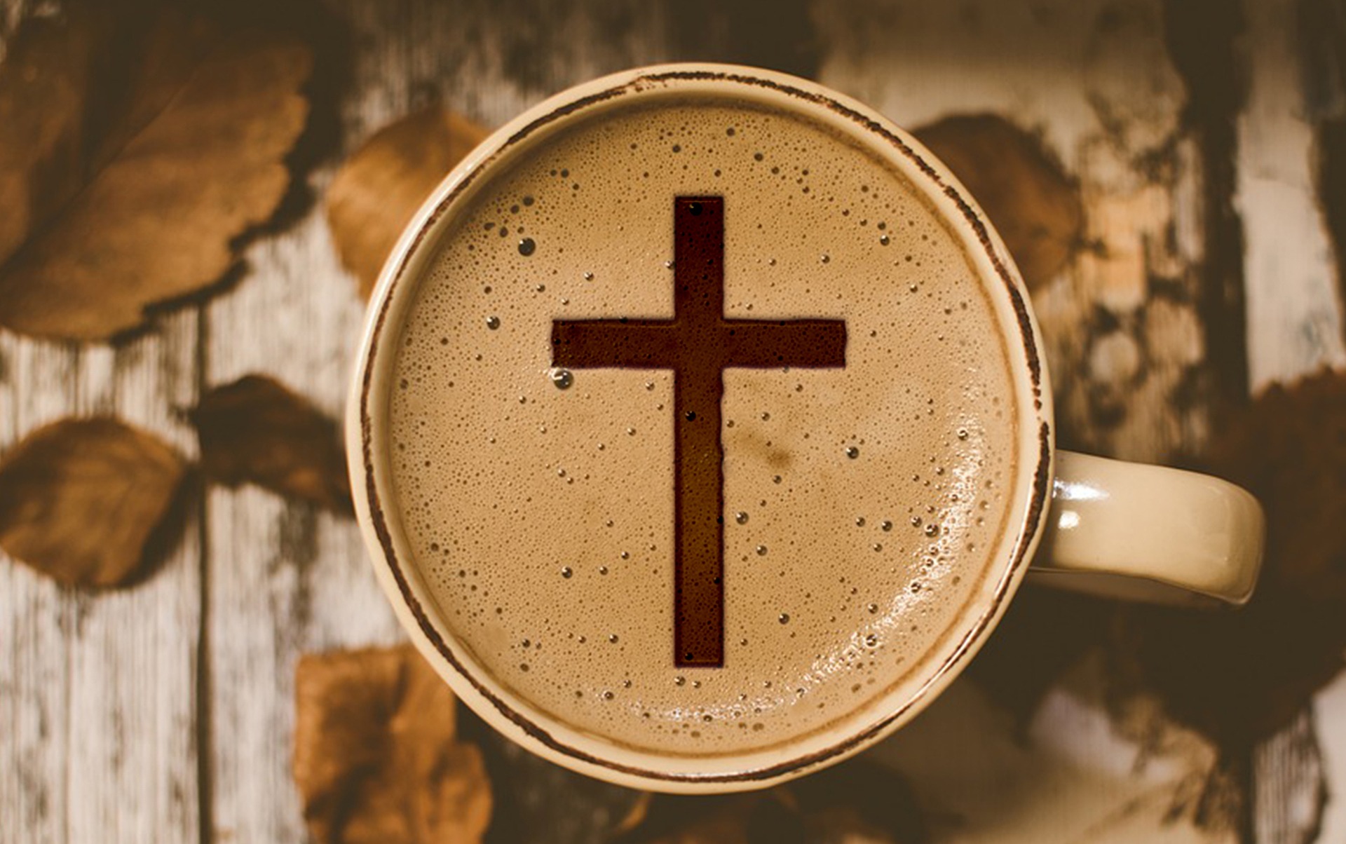 Coffee and cross