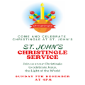 Christingle + Families @ 4pm