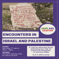 Encounters in Israel and Palestine - Hope and Despair