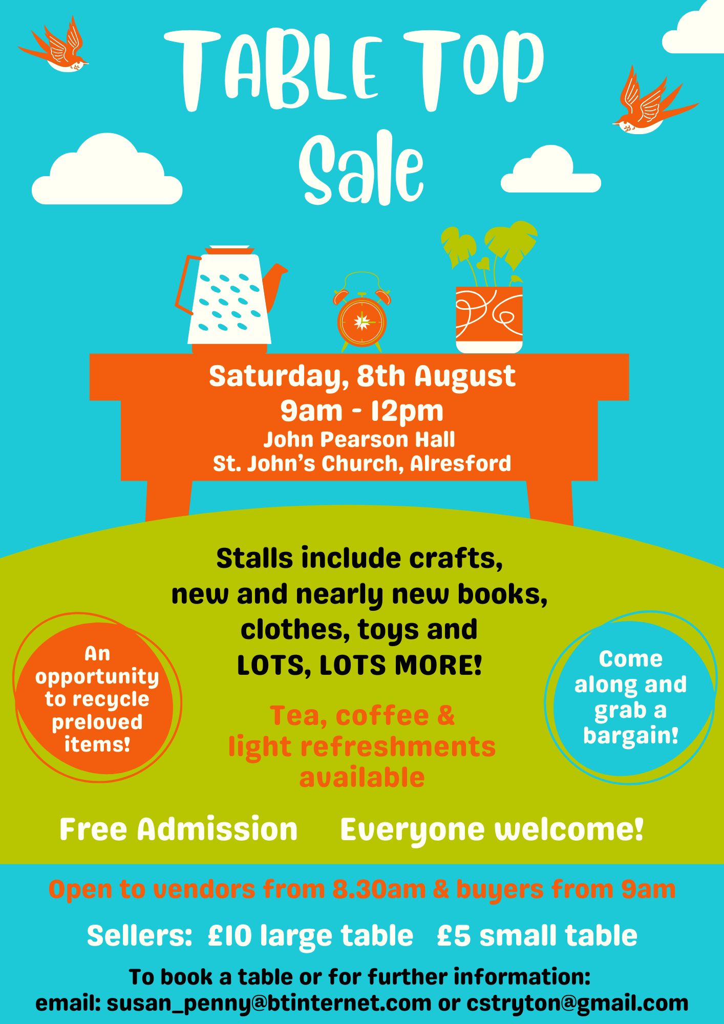 Table Top Sale