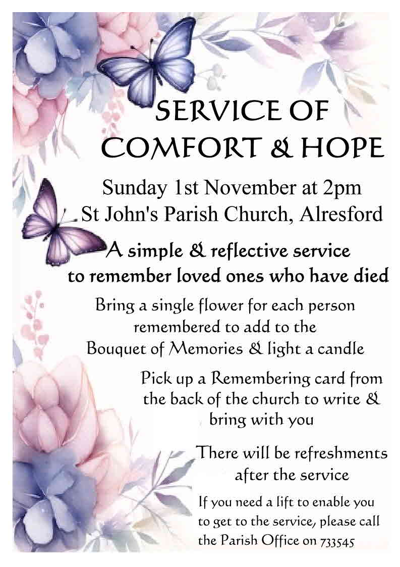 Service of Comfort and Hope